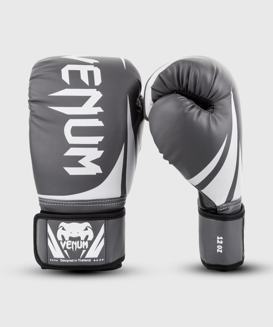 venum challenger 2.0 nyrkkeilyhanskat - harmaavalkoinen-musta