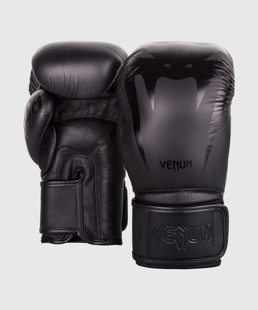 venum giant 3.0 nyrkkeilyhanskat - nappanahka - mustamusta