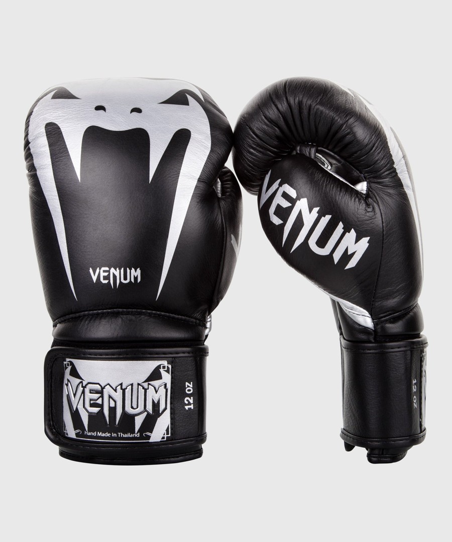 venum giant 3.0 nyrkkeilyhanskat - nappanahka - mustahopea
