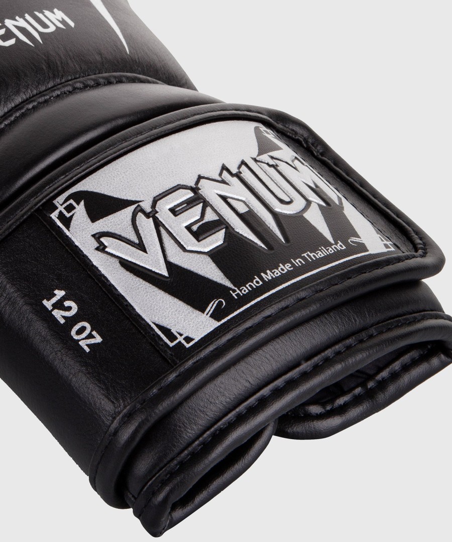 venum giant 3.0 nyrkkeilyhanskat - nappanahka - mustahopea