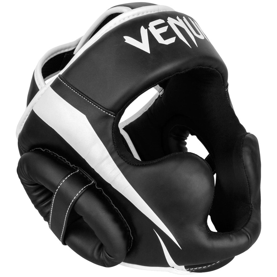 venum elite -päähine - mustavalkoinen