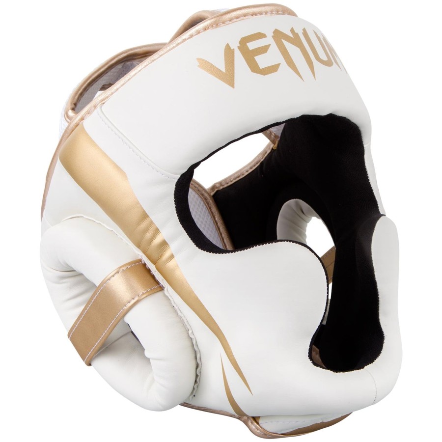 venum elite -päähine - valkoinenkulta