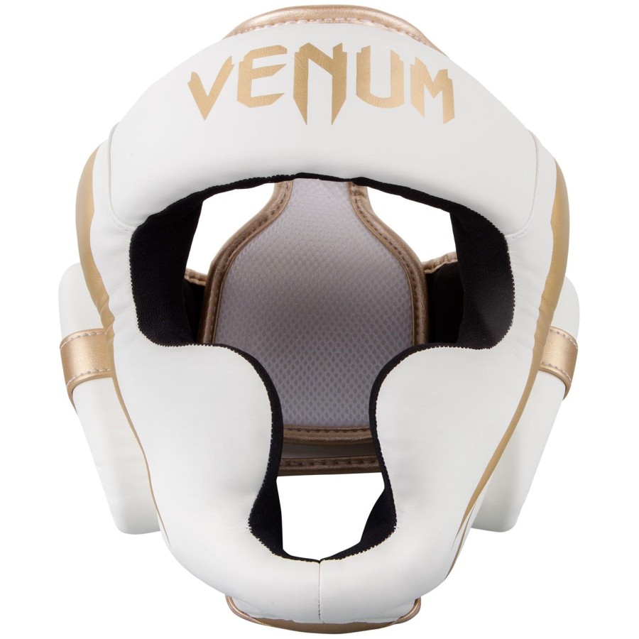 venum elite -päähine - valkoinenkulta