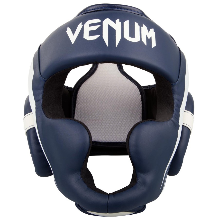 venum elite päähine - valkoinentummansininen