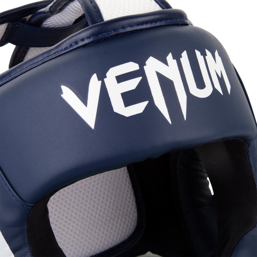 venum elite päähine - valkoinentummansininen