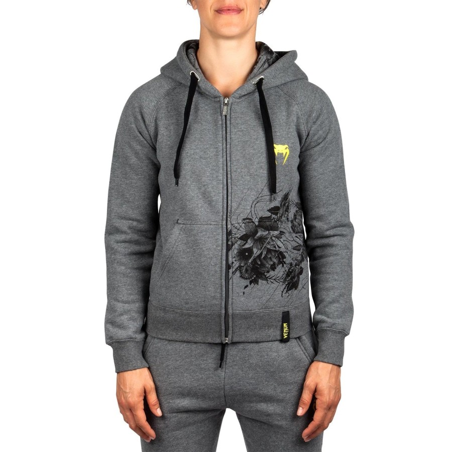 venum floral -huppari - meleerattu harmaa - naisille