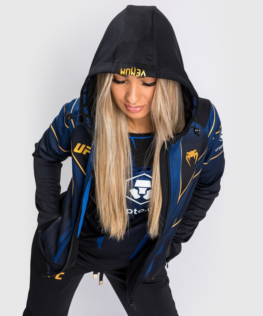 ufc authentic fight night 2.0 kit by venum naisten walkout huppari - midnight edition - champion