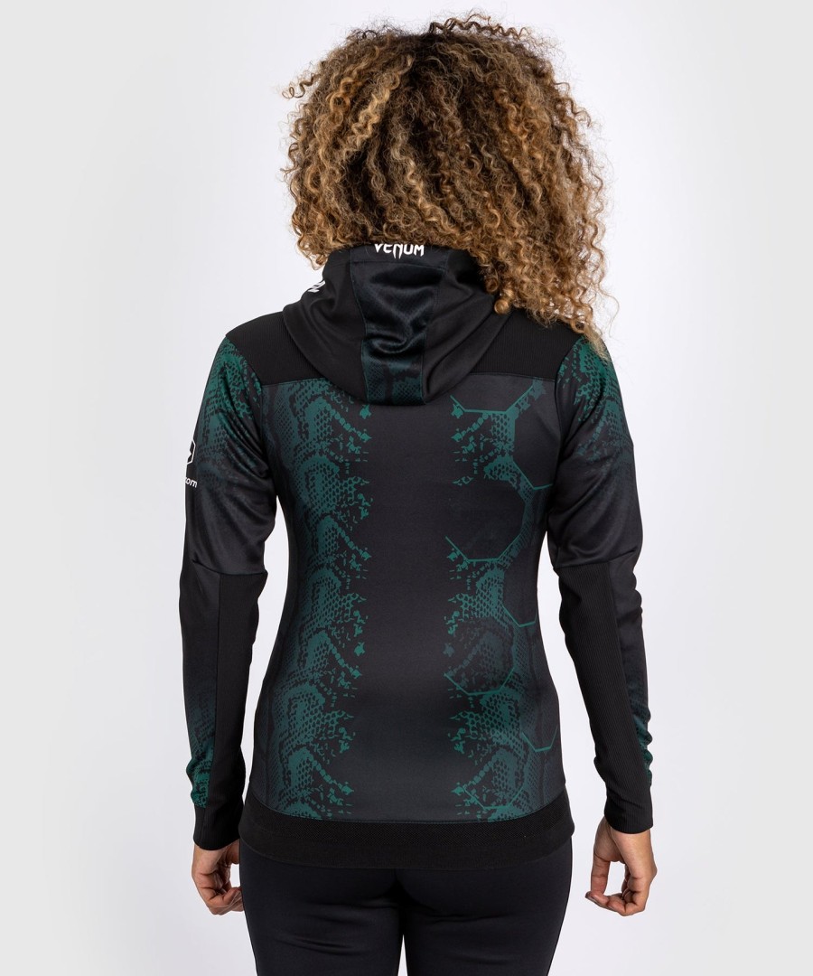 ufc adrenaline by venum authentic fight night naisten walkout huppari - emerald edition - vihreämusta