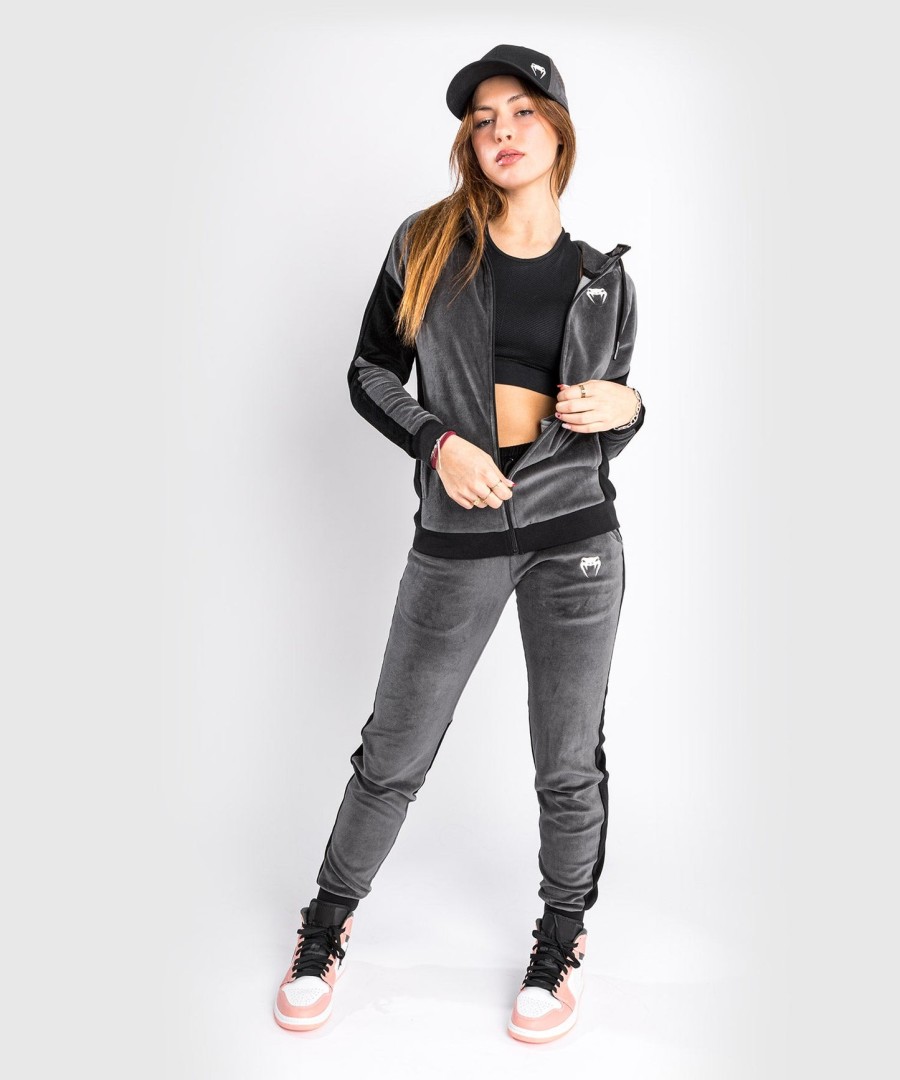 venum camoline 2.0 velvet track jacket - naisten - harmaamusta