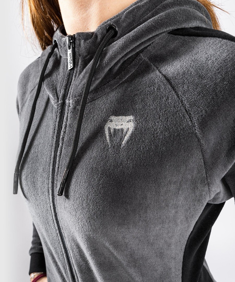 venum camoline 2.0 velvet track jacket - naisten - harmaamusta