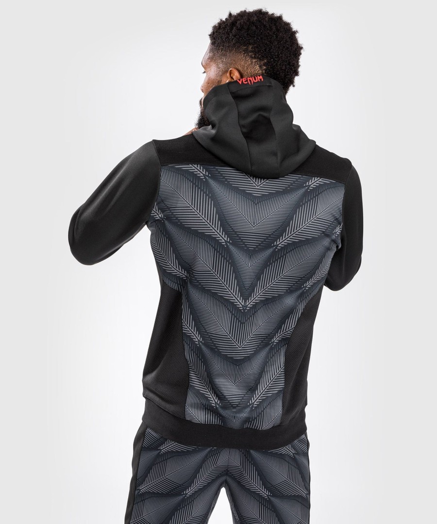 venum phantom hoody - mustapunainen