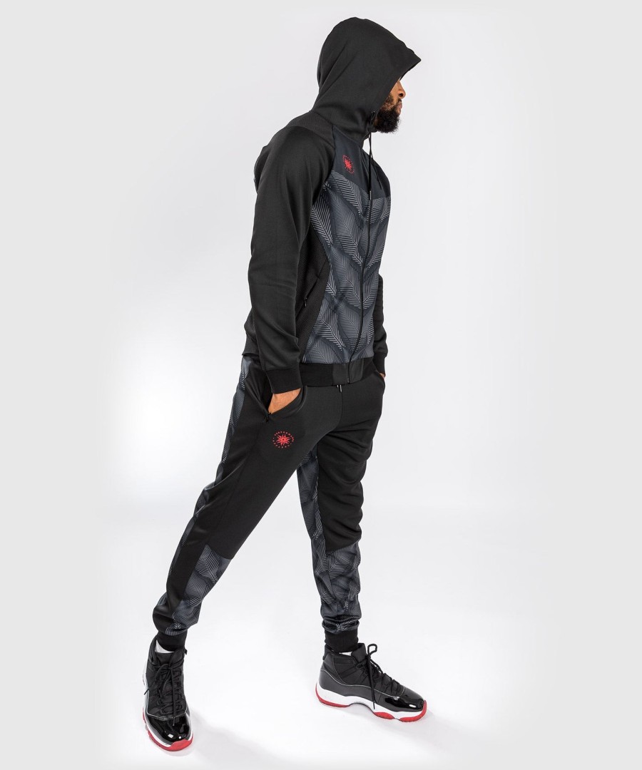 venum phantom hoody - mustapunainen