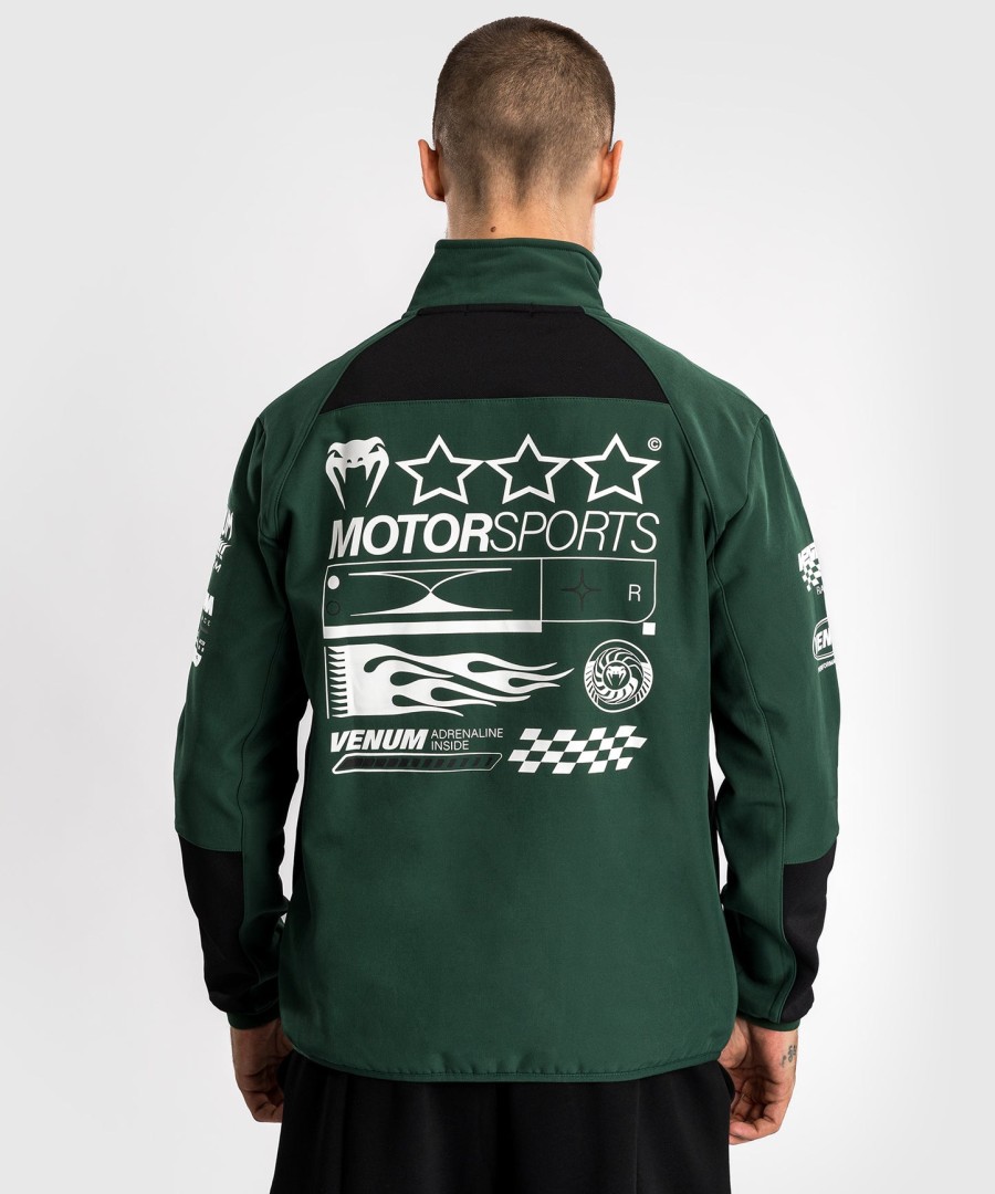 venum motorsport softshell-takki - syvä metsä