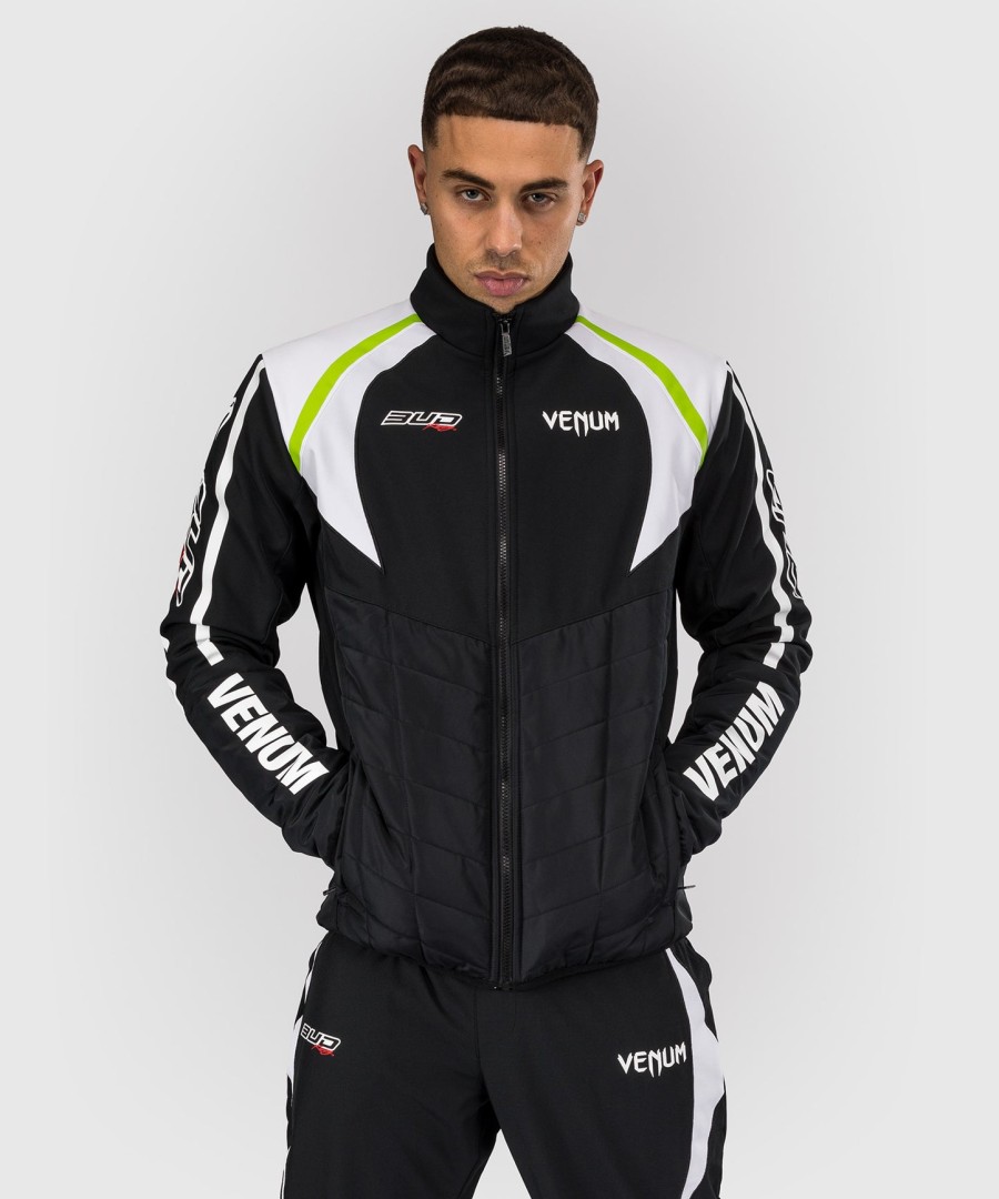venum x bud racing miesten takki - mustavalkoinenlime vihreä