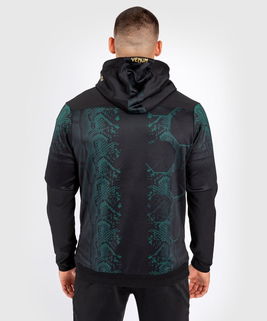 ufc adrenaline by venum authentic fight night miesten walkout huppari - emerald edition - vihreämustakulta