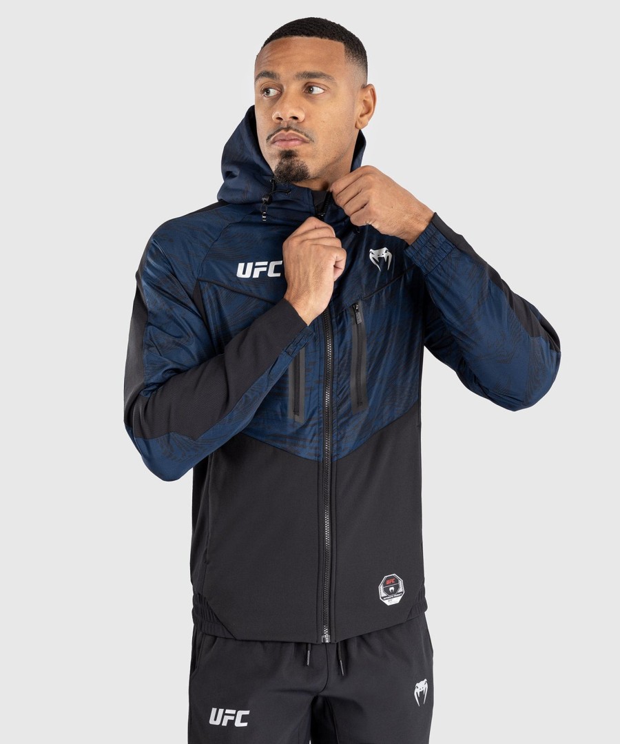 ufc fusion by venum fight week miesten vetoketjullinen huppari - valtamerensininen