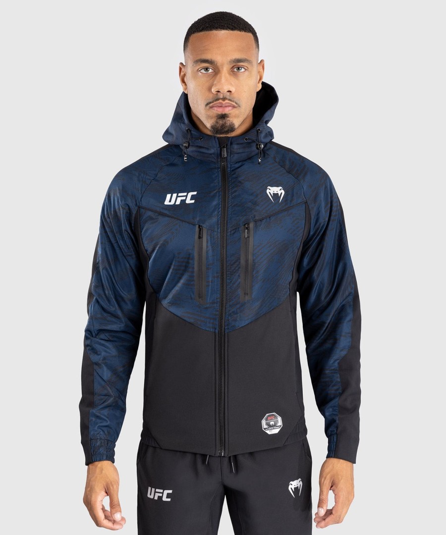 ufc fusion by venum fight week miesten vetoketjullinen huppari - valtamerensininen