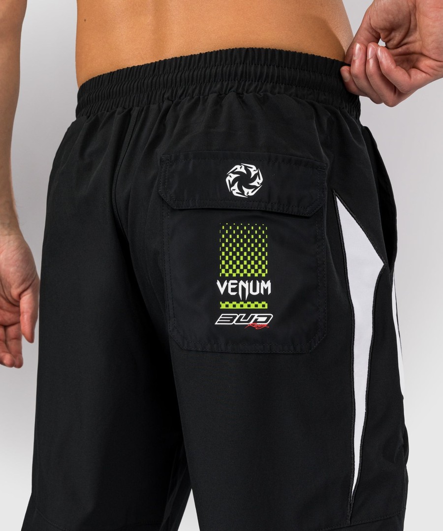venum x bud racing miesten verryttelyhousut - mustavalkoinenlime vihreä