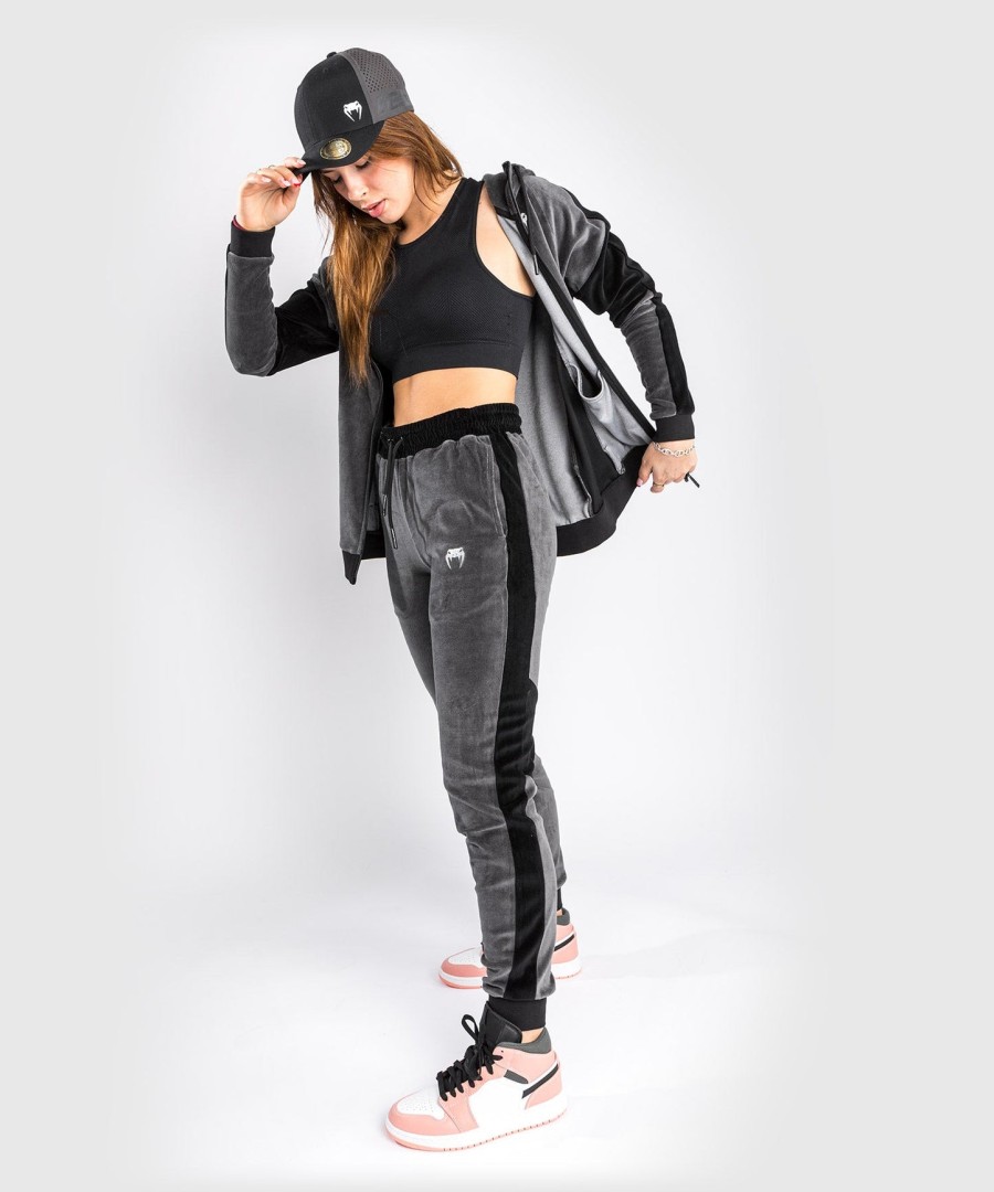 venum camoline 2.0 velvet joggers - naisten verryttelyhousut - harmaamusta