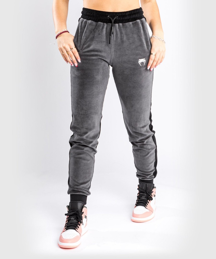 venum camoline 2.0 velvet joggers - naisten verryttelyhousut - harmaamusta