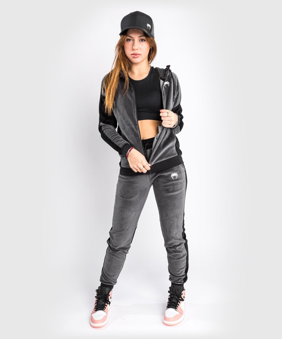 venum camoline 2.0 velvet joggers - naisten verryttelyhousut - harmaamusta