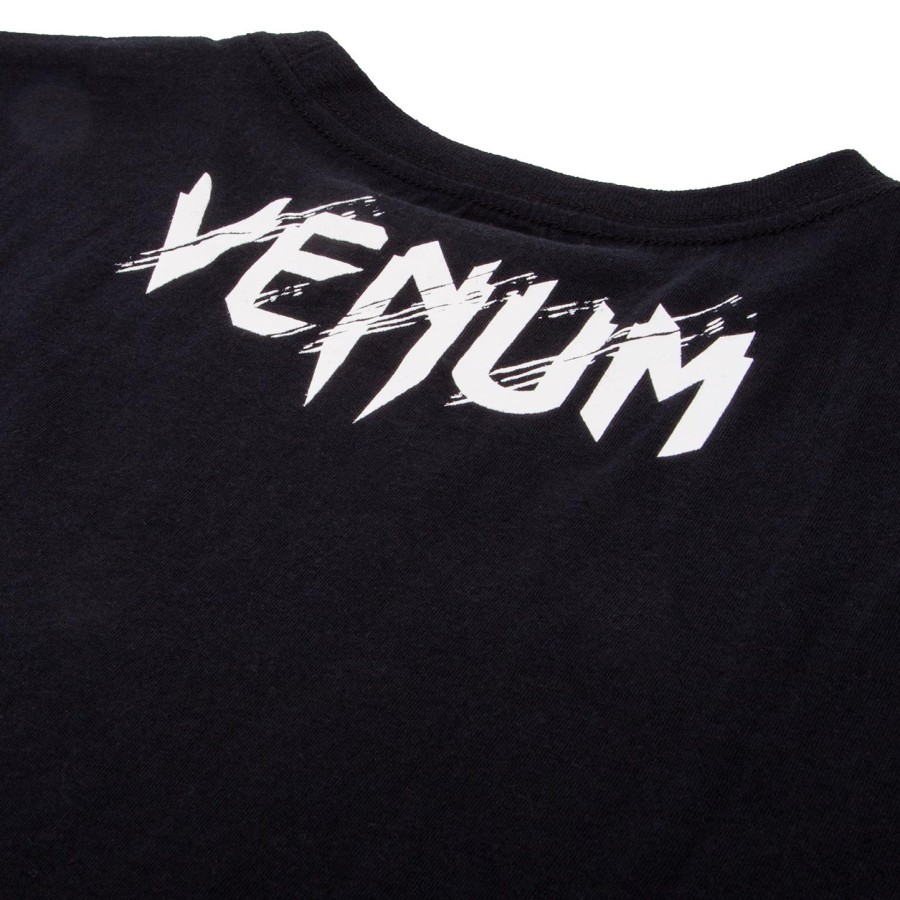 venum contender lasten t-paita - mustapunainen