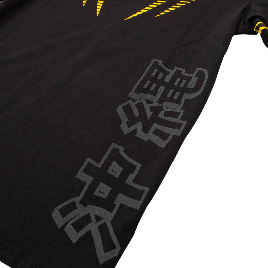 venum okinawa 2.0 lasten t-paita - mustakeltainen - exclusive