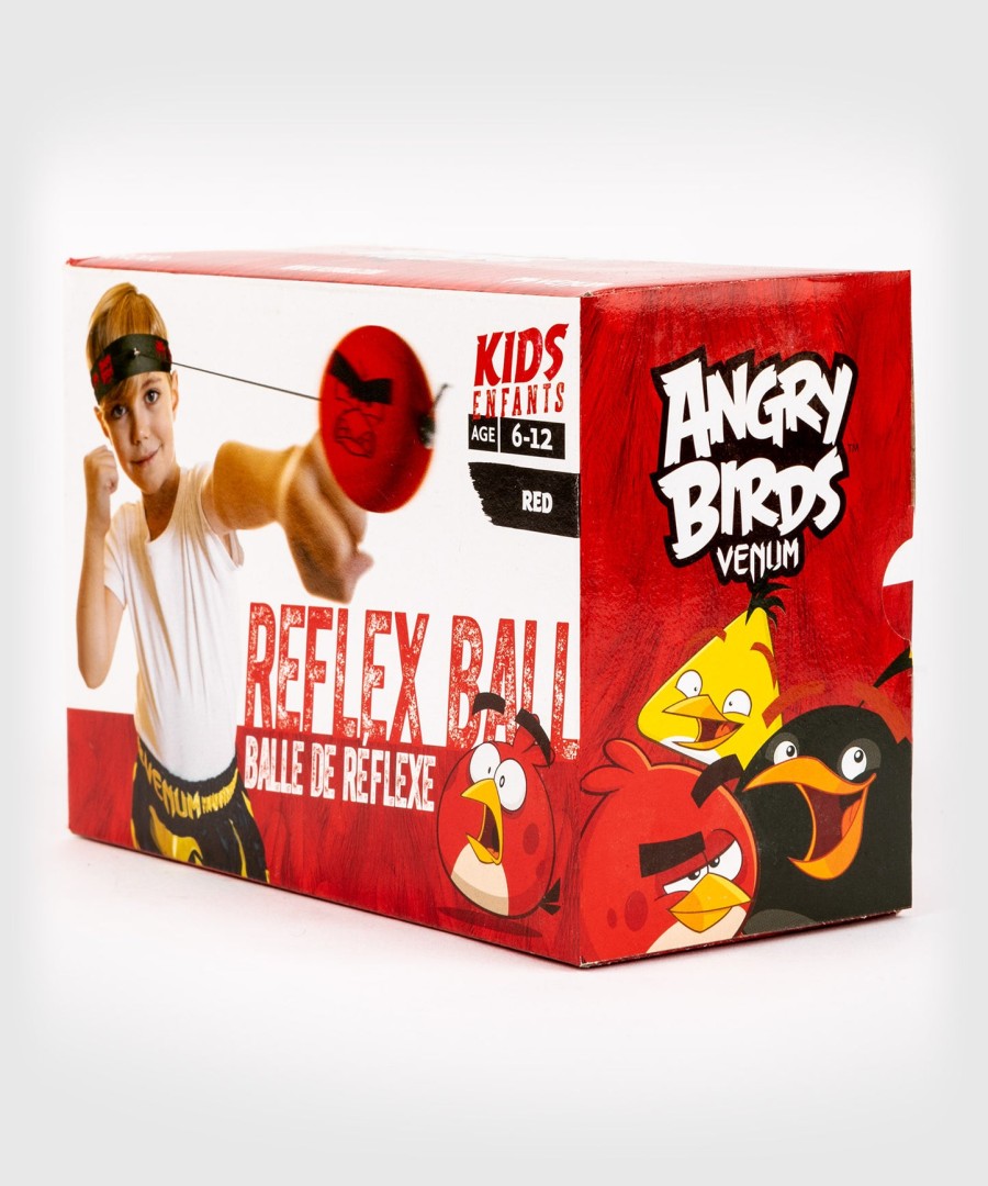 venum angry birds -refleksipallo - lapsille - punainen