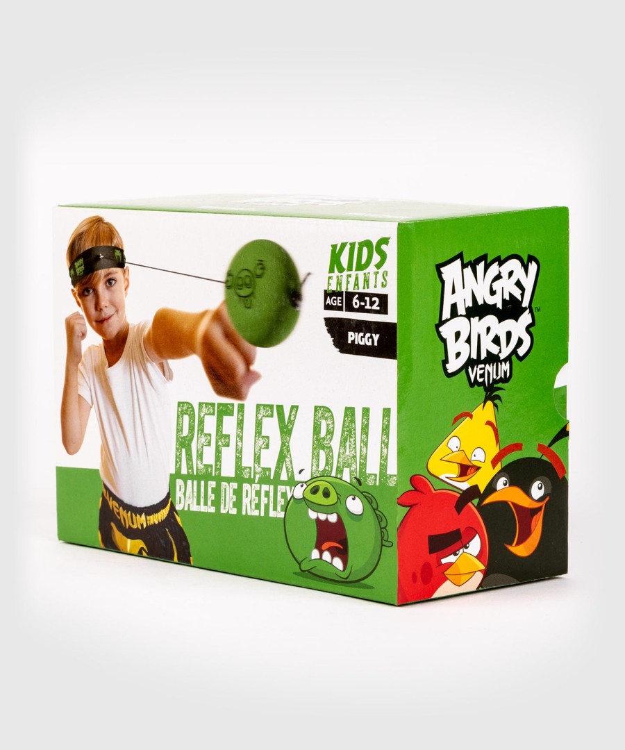 venum angry birds -refleksipallo - lapsille - vihreä