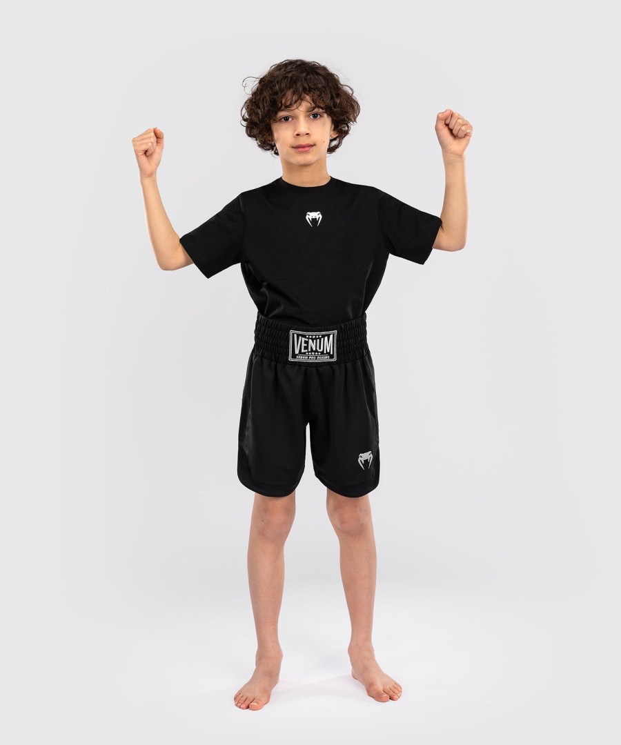 venum classic lasten nyrkkeilyshortsit - musta