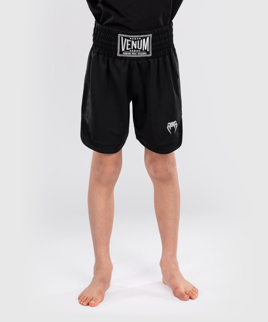 venum classic lasten nyrkkeilyshortsit - musta