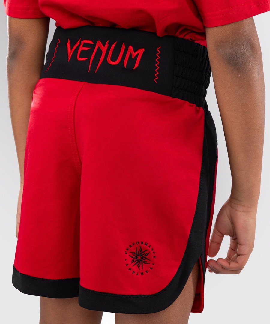 venum classic lasten nyrkkeilyshortsit - kirsikanpunainen