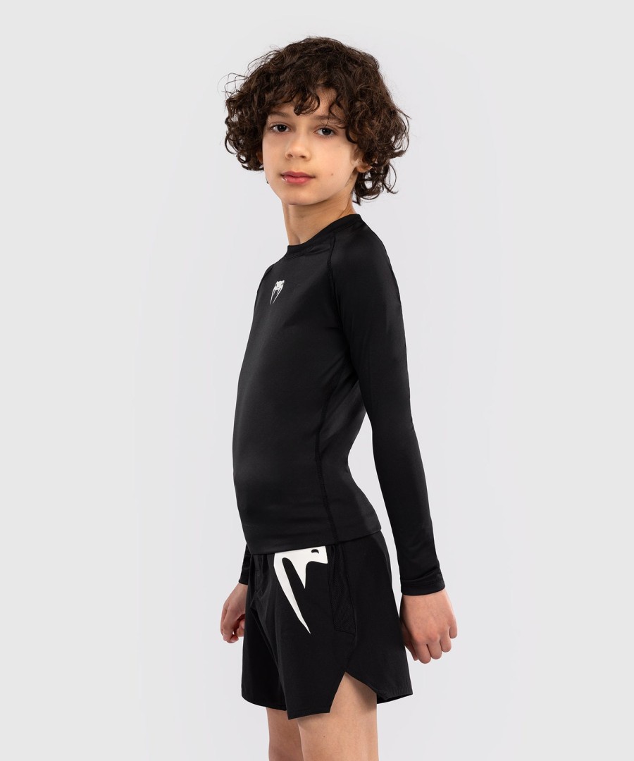 venum contender lasten rashguards pitkähihainen - musta
