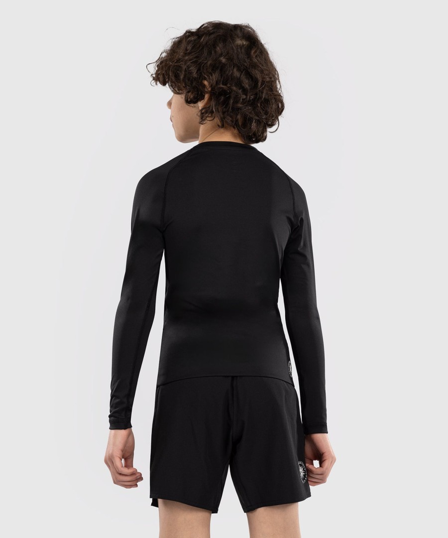 venum contender lasten rashguards pitkähihainen - musta