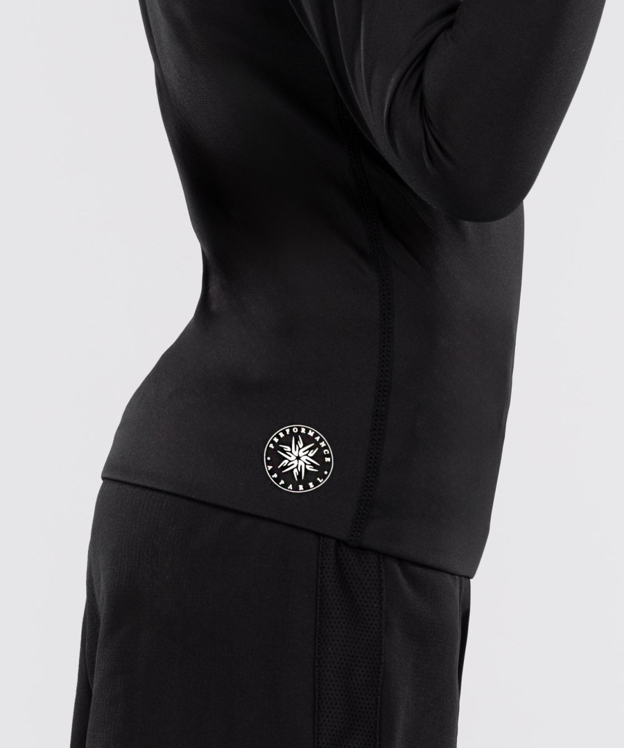 venum contender lasten rashguards pitkähihainen - musta