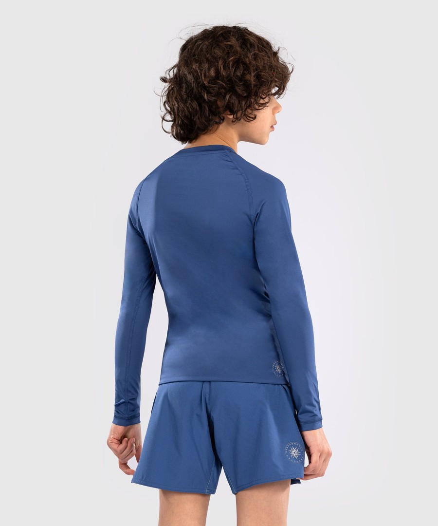 venum contender lasten rashguards pitkähihainen - kuninkaallinen sininen