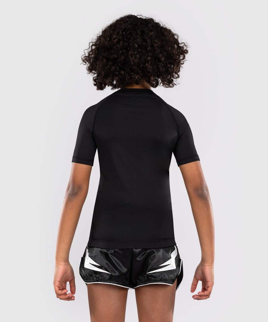 venum contender lasten rashguards lyhythihainen - musta