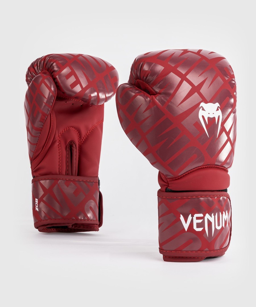venum contender 1.5 xt lasten nyrkkeilyhanskat - valkoinen-viininpunainen