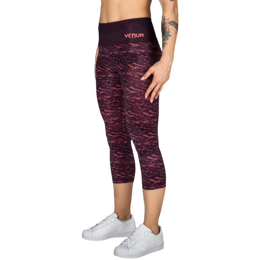 venum camoline cropped leggingsit - mustakoralli