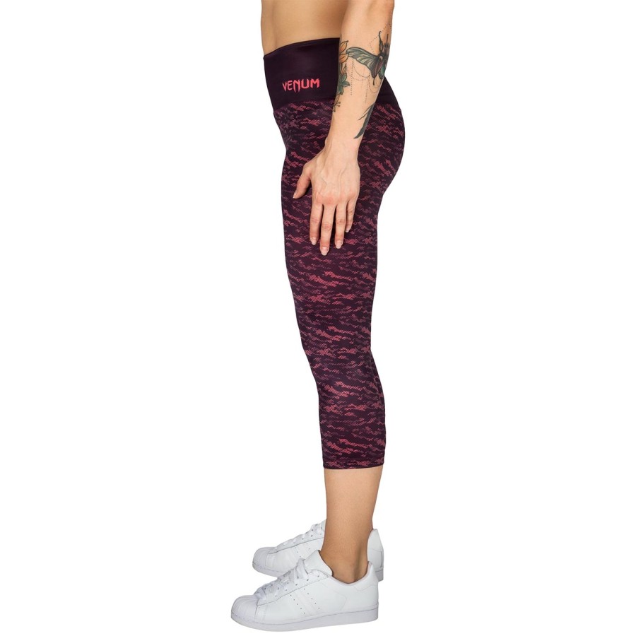 venum camoline cropped leggingsit - mustakoralli