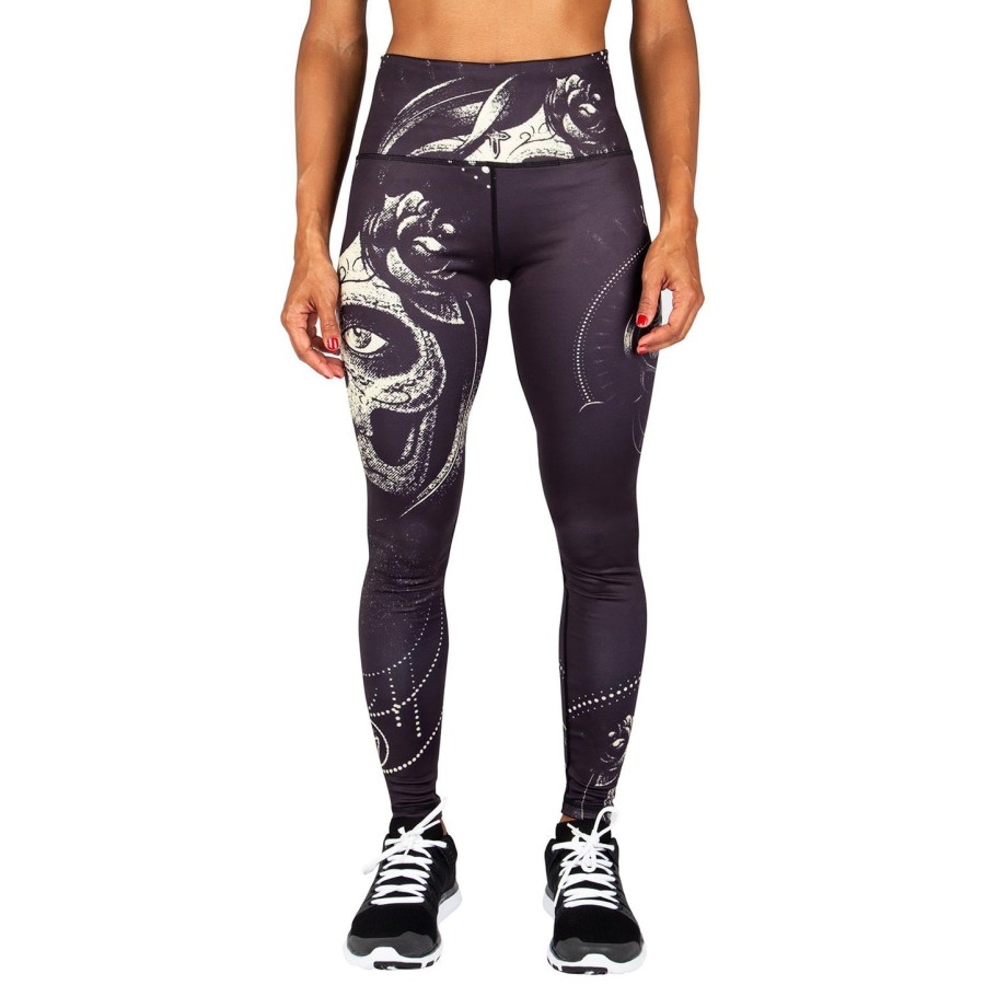venum santa muerte -legginsit - mustakeltainen
