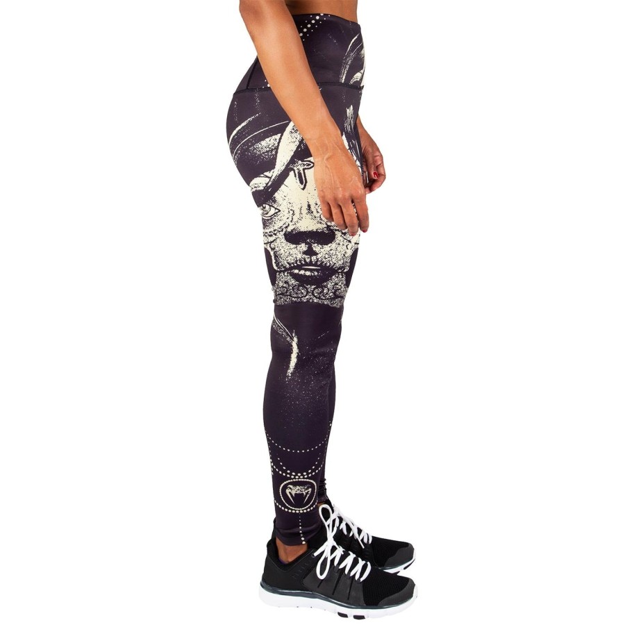 venum santa muerte -legginsit - mustakeltainen