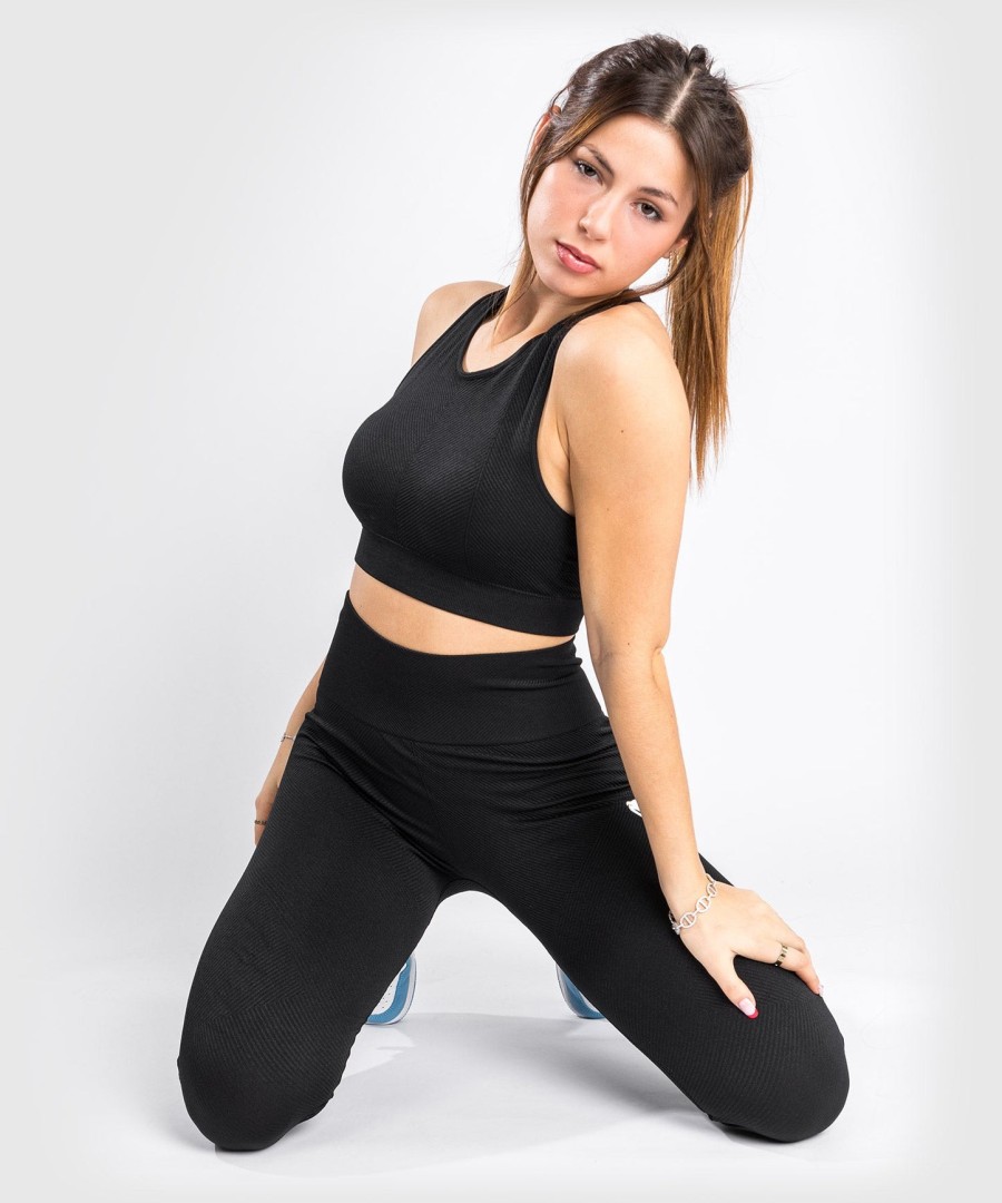 venum sparring saumattomat leggingsit - naisille - musta