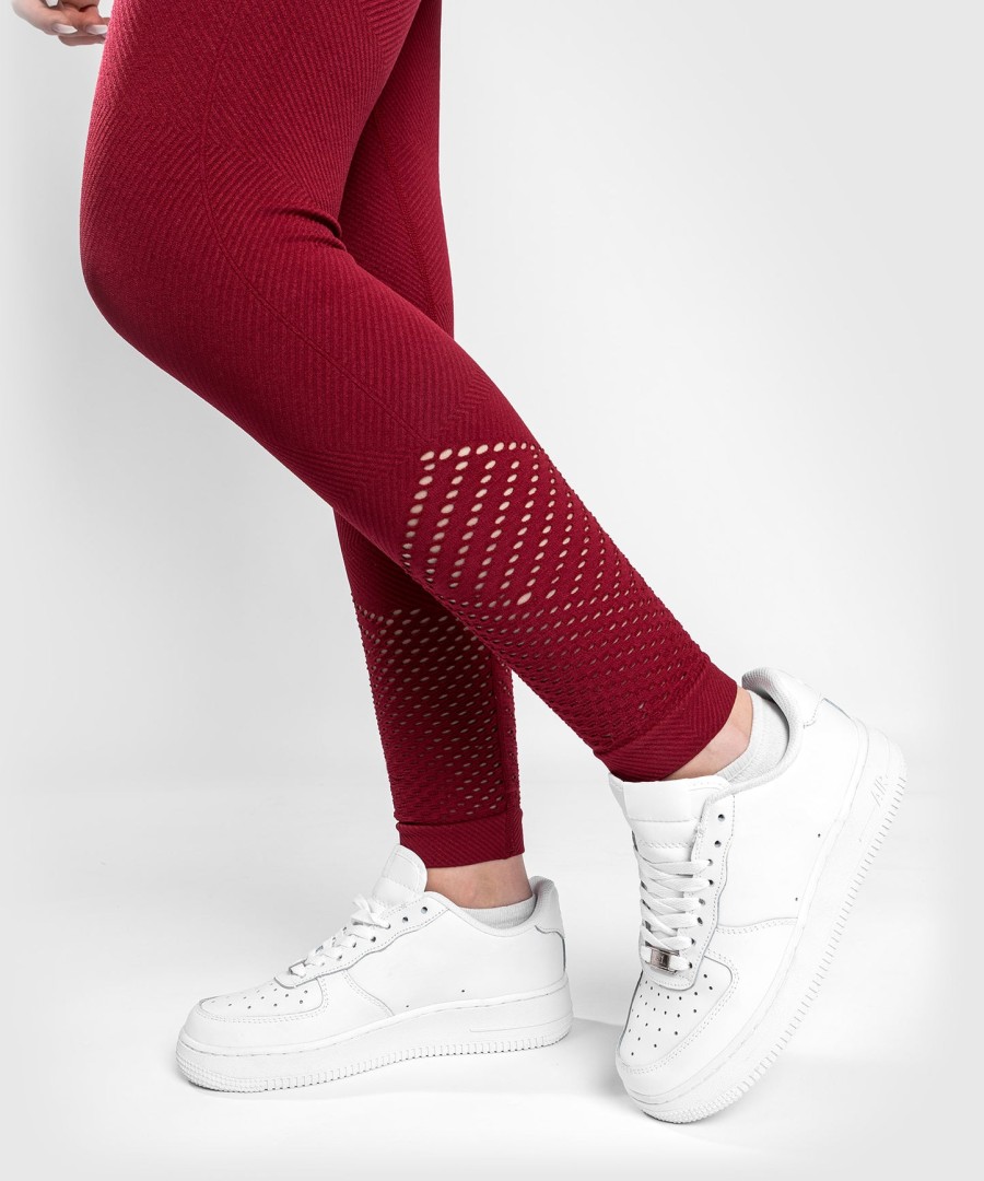 venum sparring saumattomat 78-leggingsit - naisille - viininpunainen