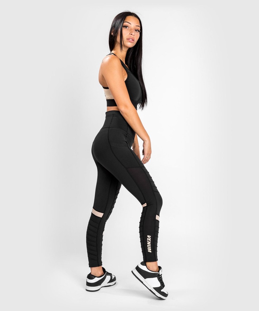 venum moto leggingsit 78 - naisille - mustahiekka