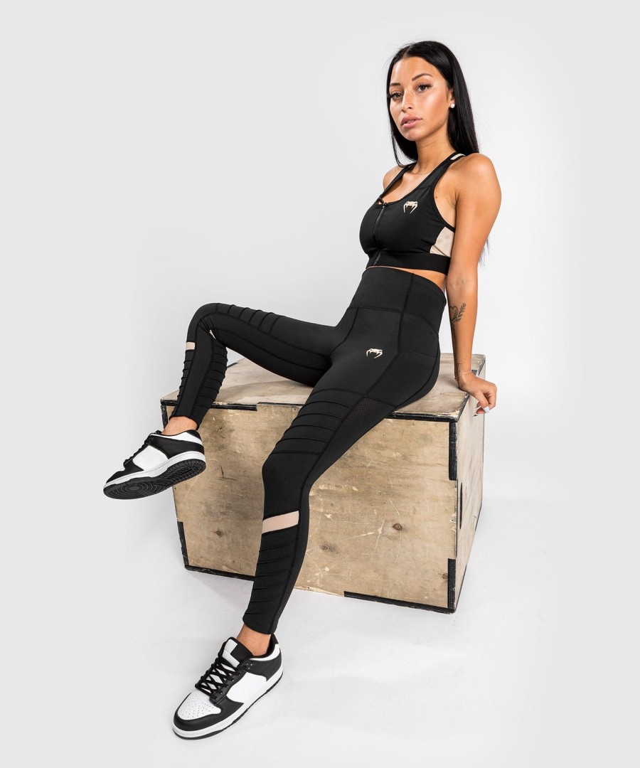 venum moto leggingsit 78 - naisille - mustahiekka
