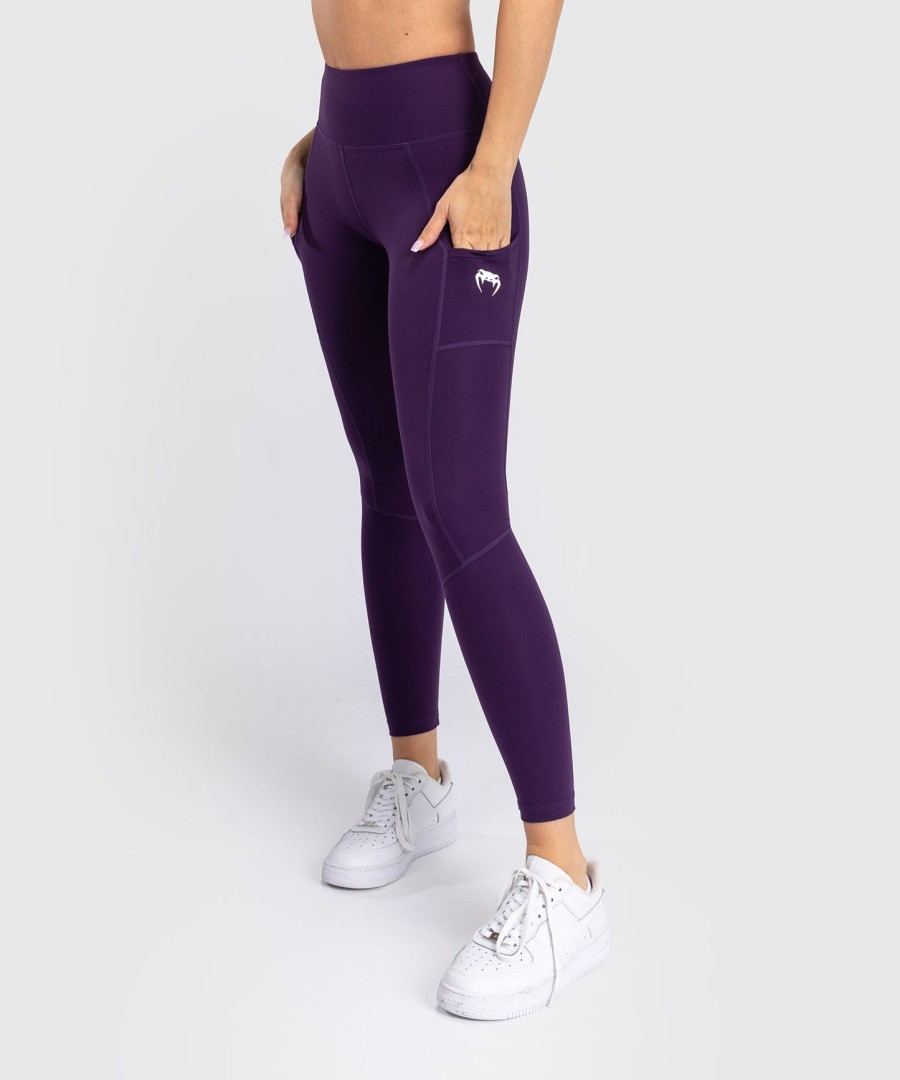 venum essential naisten performance leggingsit - syvänvioletti