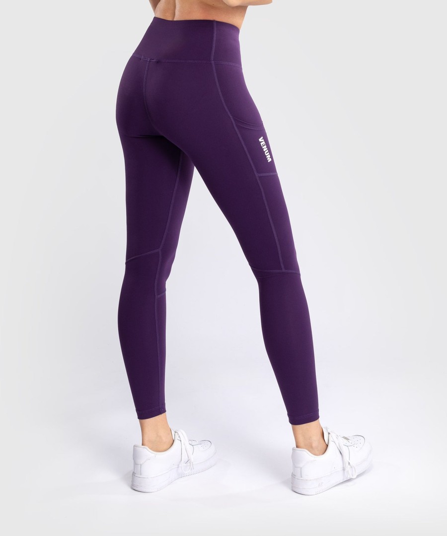 venum essential naisten performance leggingsit - syvänvioletti