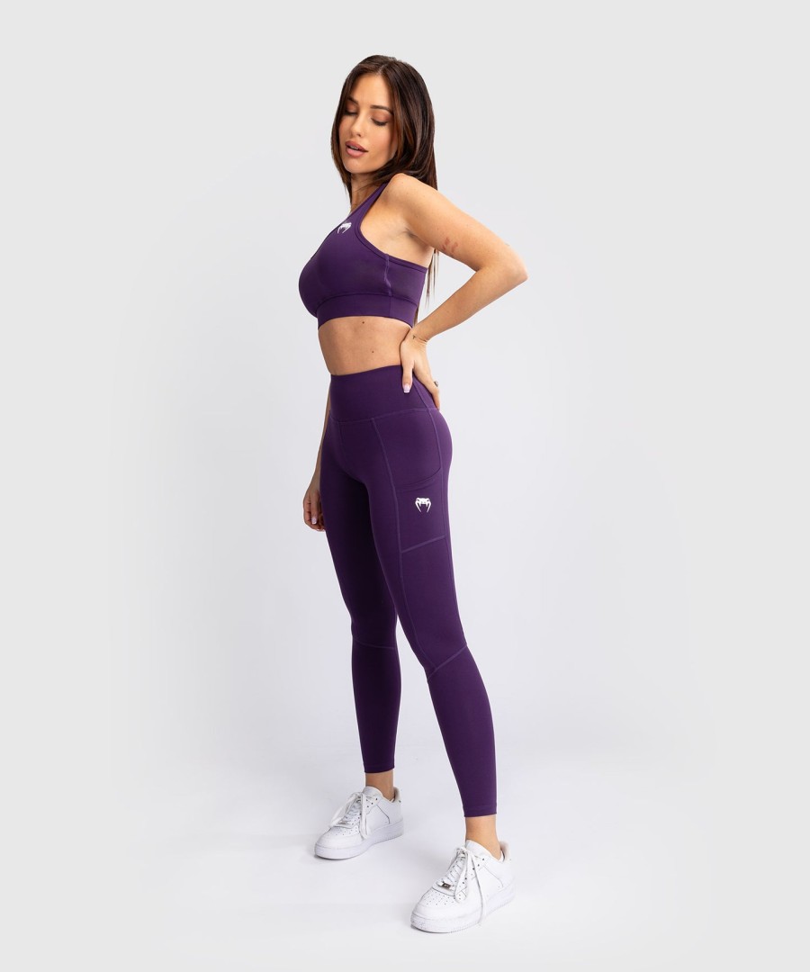 venum essential naisten performance leggingsit - syvänvioletti