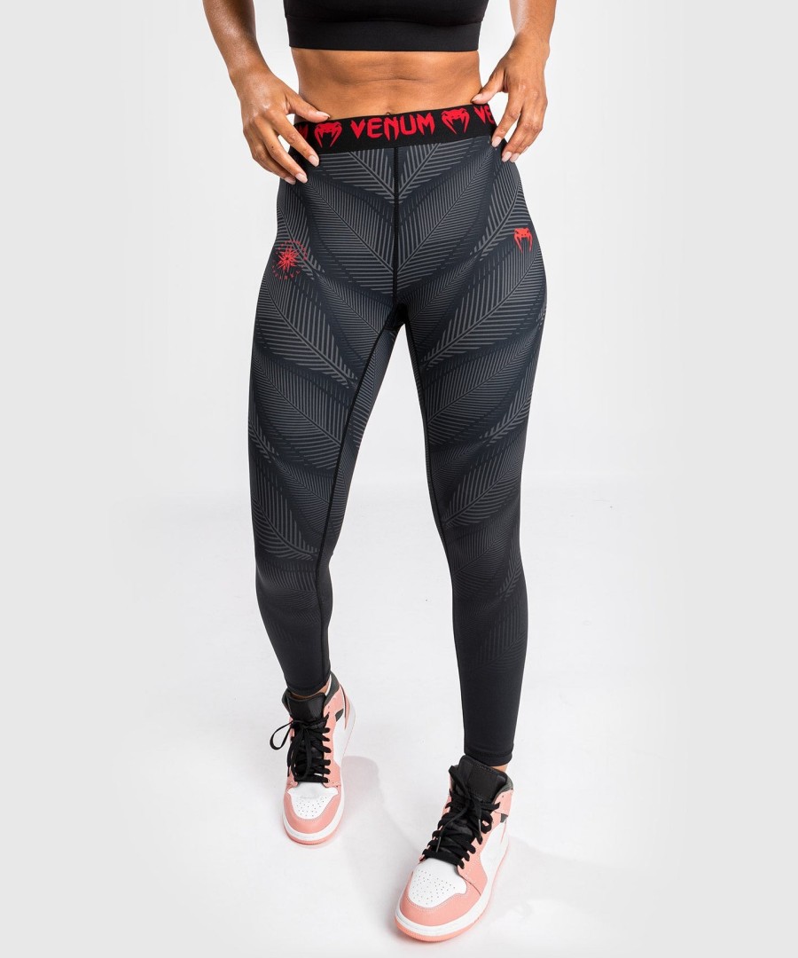 venum phantom -legginsit - mustapunainen